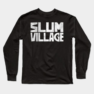 Slum Village  / Retro Fan Art Design Long Sleeve T-Shirt